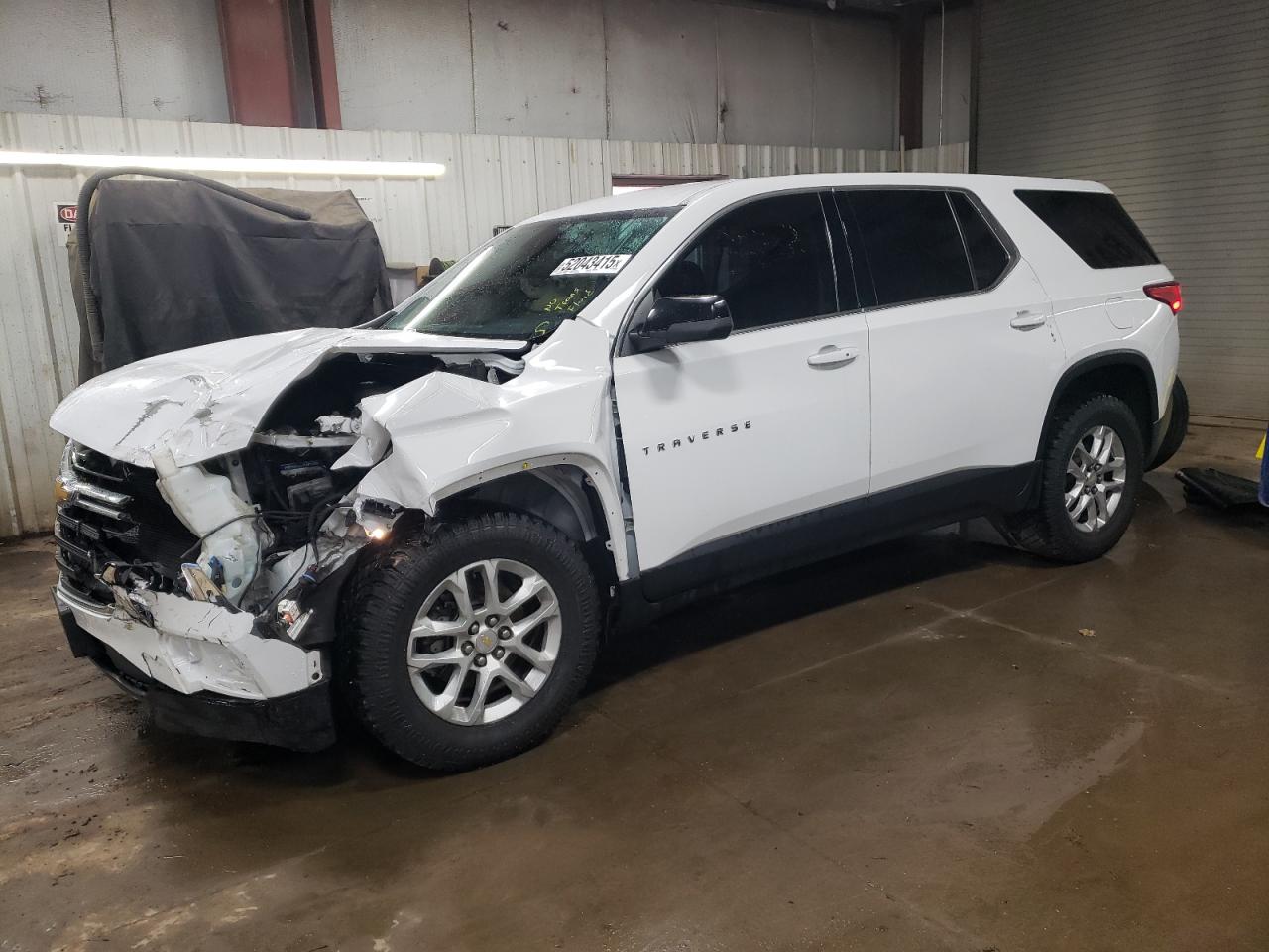 2021 Chevrolet Traverse Ls en Venta en Elgin, IL - Front End