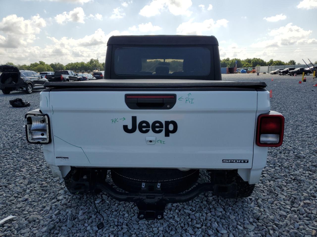 2021 Jeep Gladiator Sport VIN: 1C6JJTAG3ML532871 Lot: 52375235