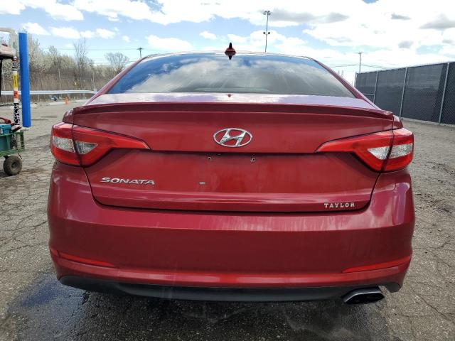 Sedans HYUNDAI SONATA 2016 Red