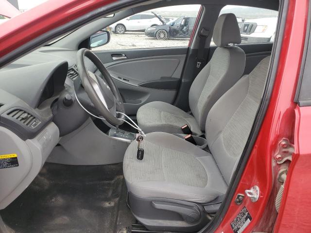  HYUNDAI ACCENT 2017 Червоний