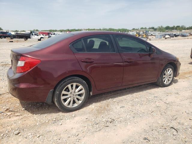 Седани HONDA CIVIC 2012 Бордовий