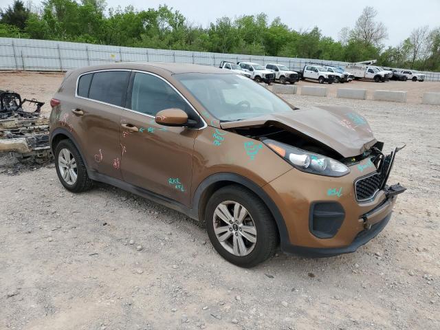  KIA SPORTAGE 2017 Коричневый