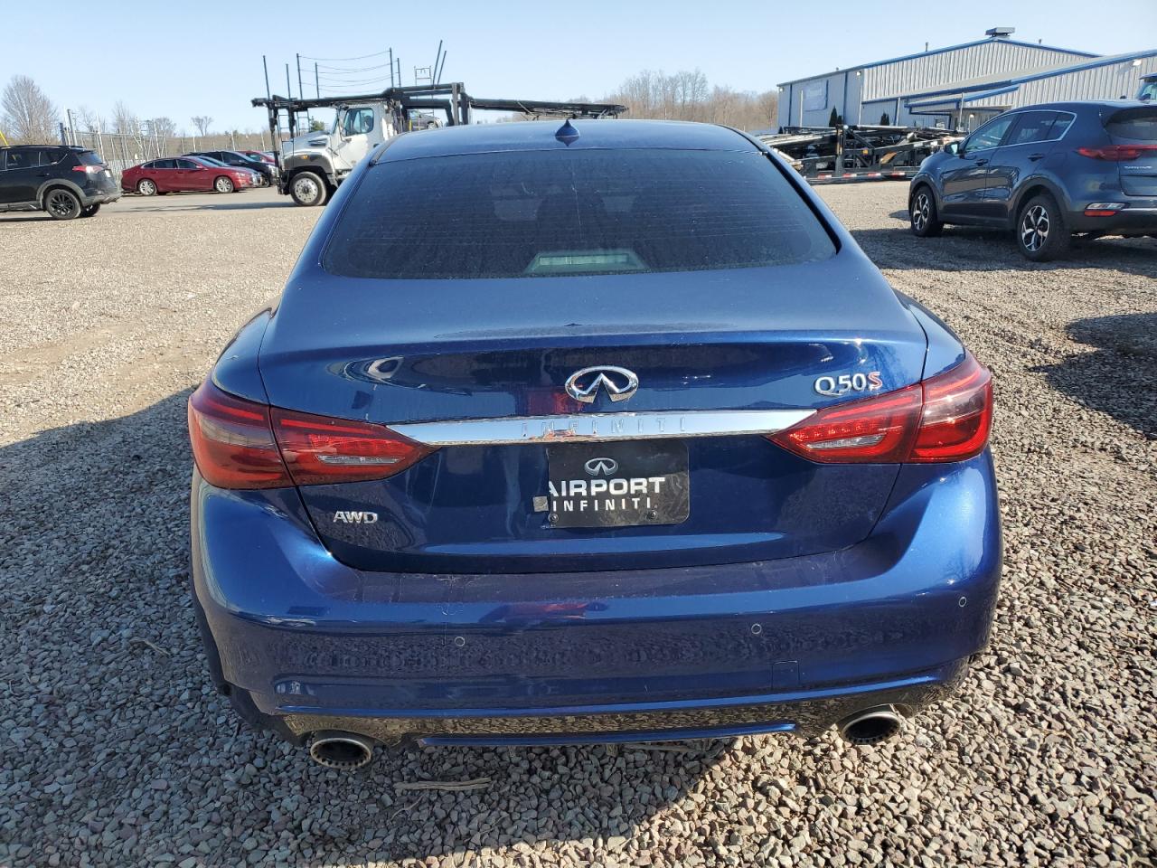 2018 Infiniti Q50 Red Sport 400 VIN: JN1FV7AR0JM481270 Lot: 53777515