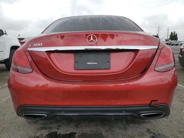  MERCEDES-BENZ C-CLASS 2019 Червоний