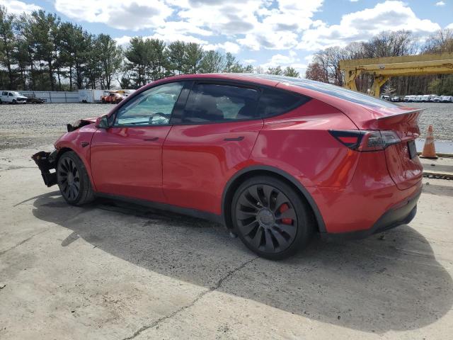  TESLA MODEL Y 2023 Czerwony
