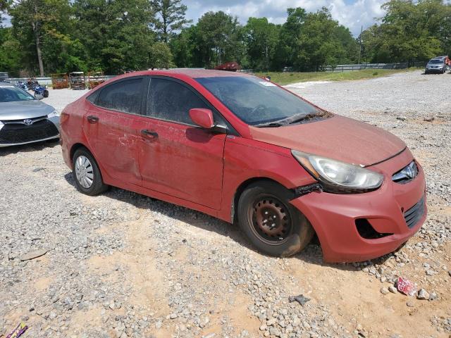  HYUNDAI ACCENT 2012 Czerwony