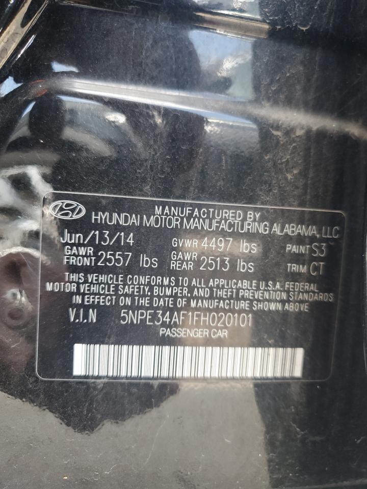 2015 Hyundai Sonata Sport VIN: 5NPE34AF1FH020101 Lot: 55059295