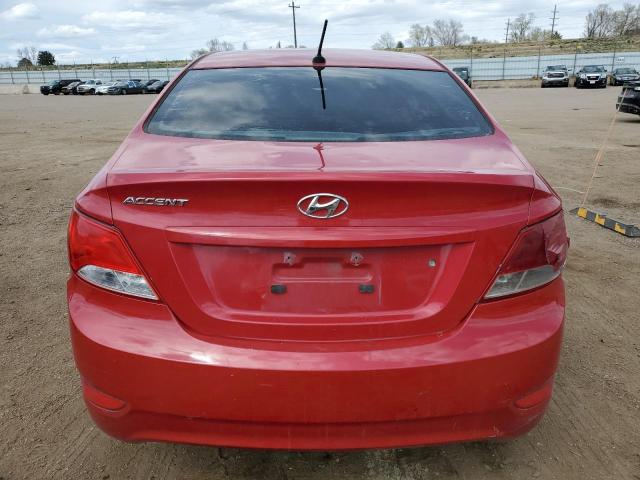  HYUNDAI ACCENT 2017 Red