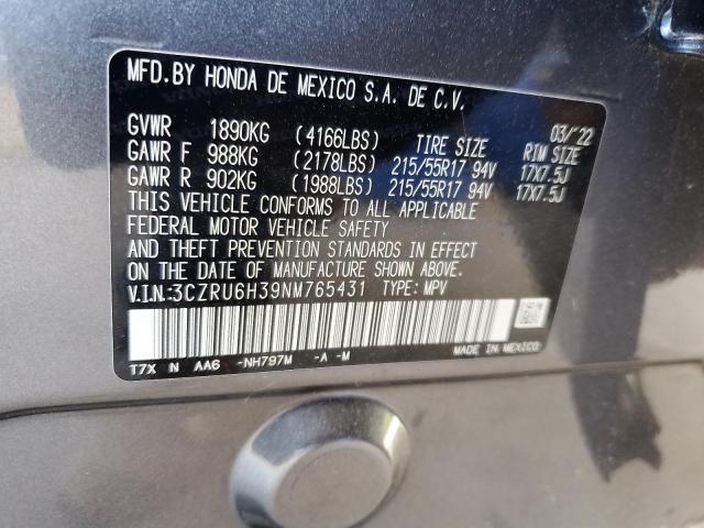 2022 HONDA HR-V LX