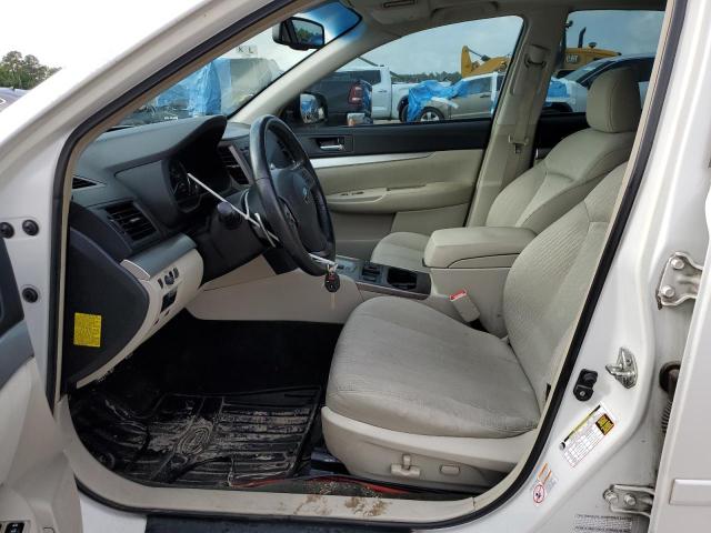  SUBARU LEGACY 2012 Білий