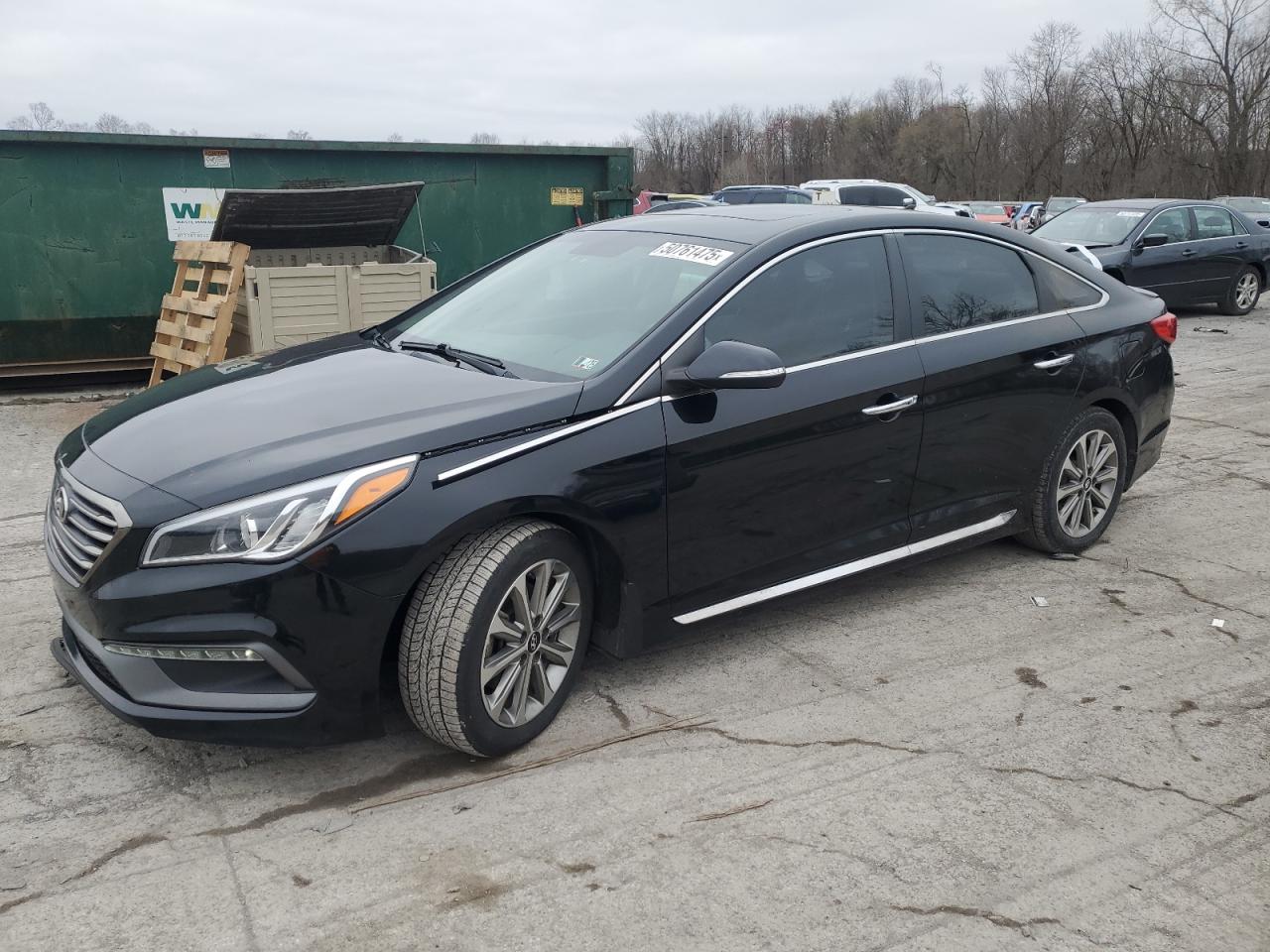 2017 Hyundai Sonata Sport de vânzare în Ellwood City, PA - Front End