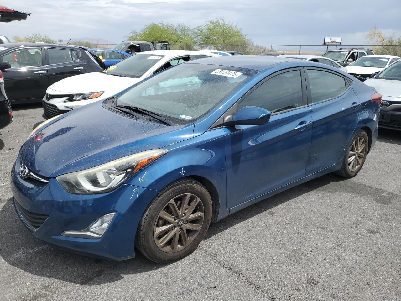 2016 Hyundai Elantra Se zu verkaufen in North Las Vegas, NV - Side