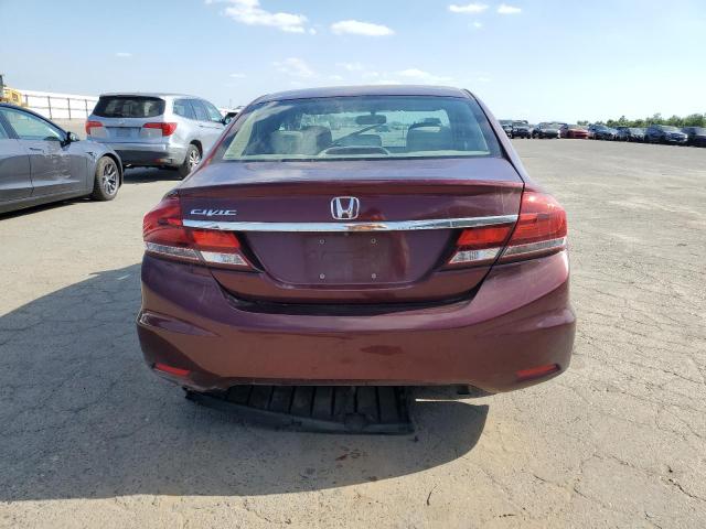 Седаны HONDA CIVIC 2015 Бордовый