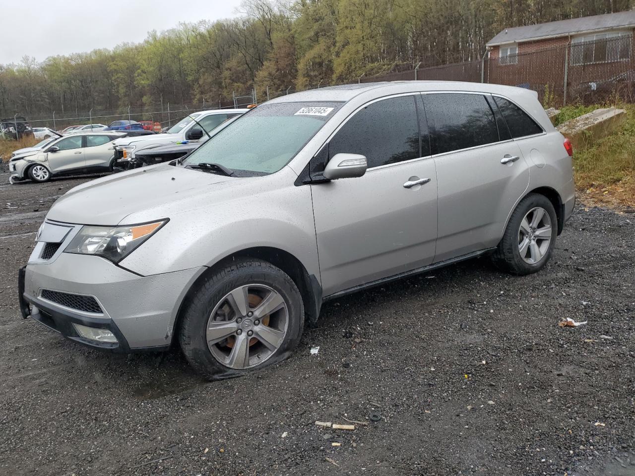 2011 Acura Mdx Technology للبيع في Baltimore، MD - Side