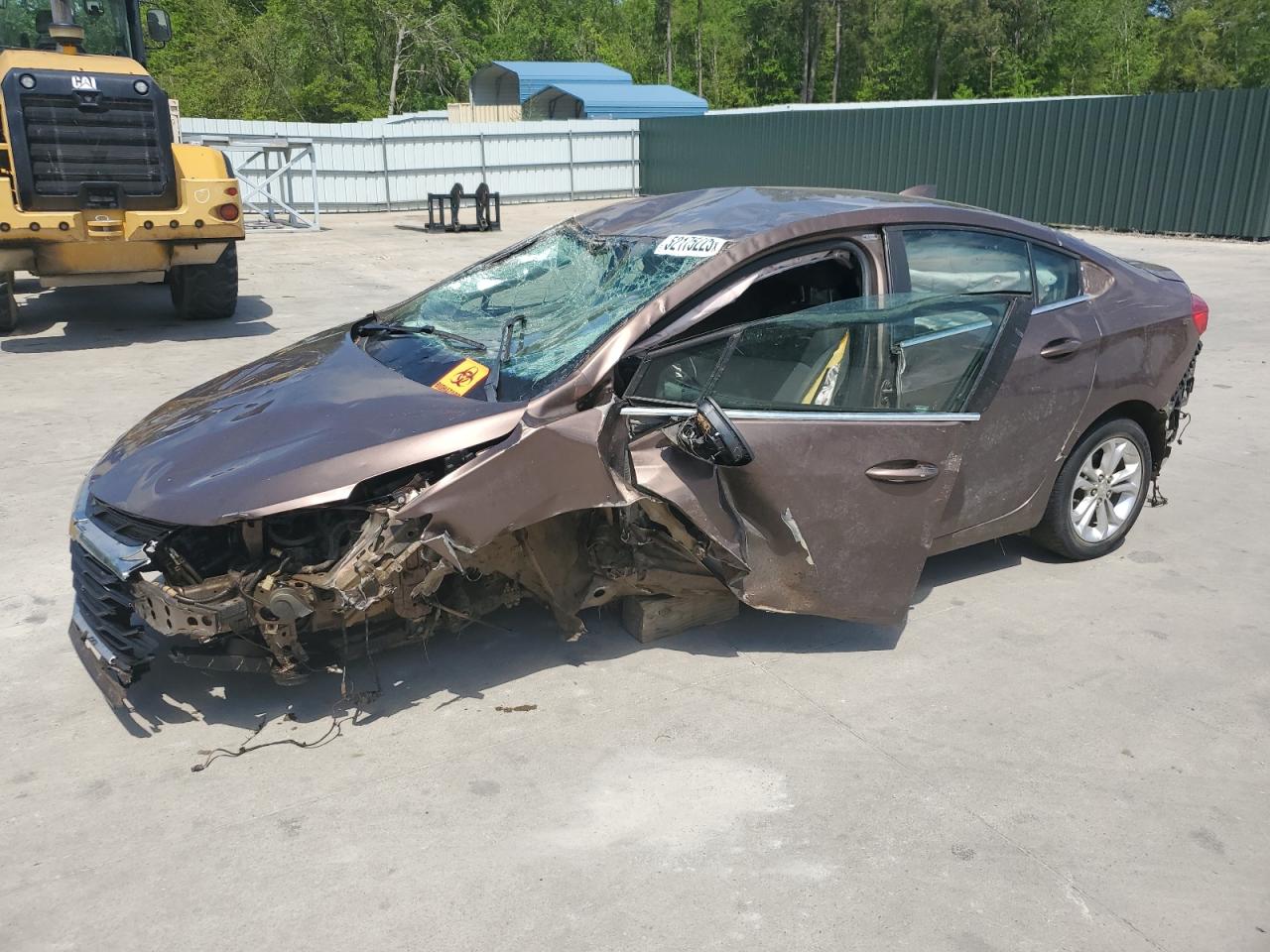 2019 Chevrolet Cruze Lt на продаже в Savannah, GA - Rollover