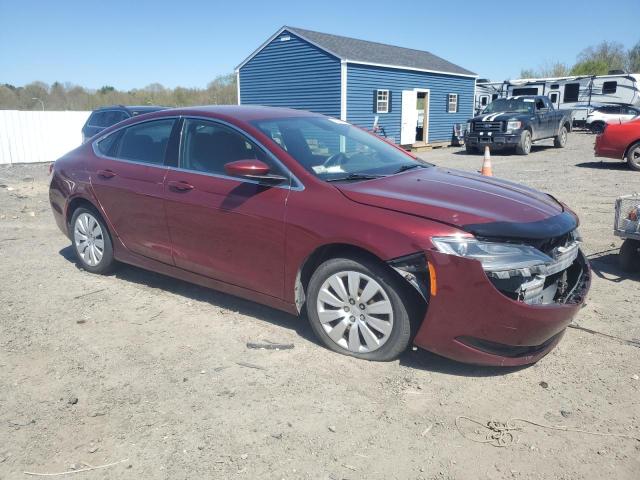 Sedans CHRYSLER 200 2015 Red