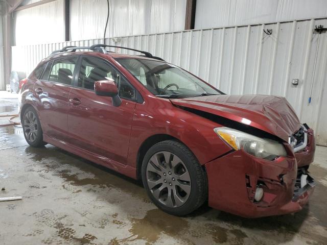  SUBARU IMPREZA 2013 Czerwony