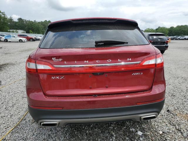  LINCOLN MKX 2016 Red
