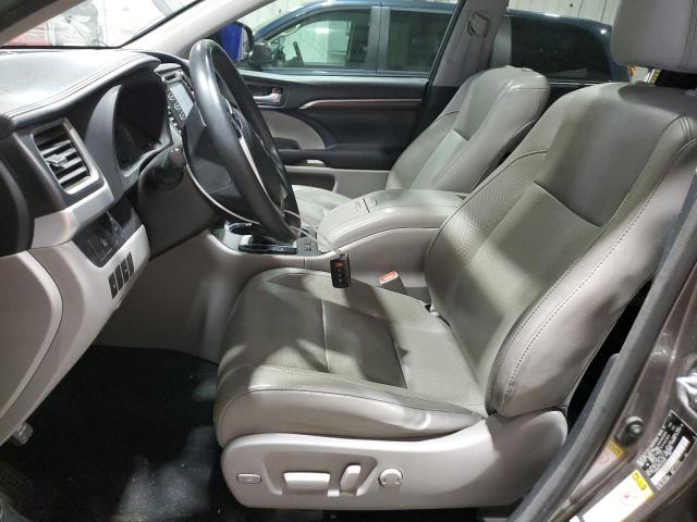  TOYOTA HIGHLANDER 2016 Серый