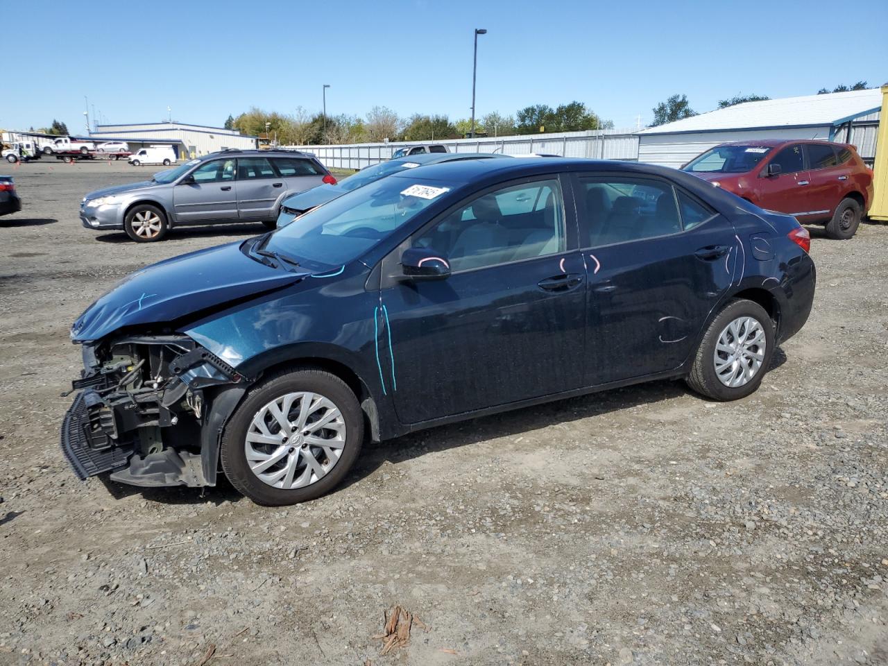 2017 Toyota Corolla L zu verkaufen in Sacramento, CA - Front End