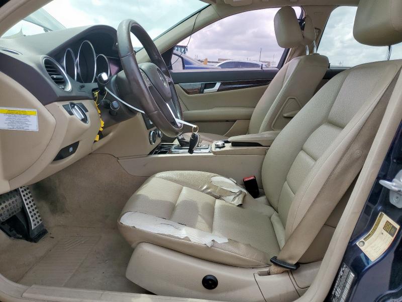 Sedans MERCEDES-BENZ C-CLASS 2013 Granatowy