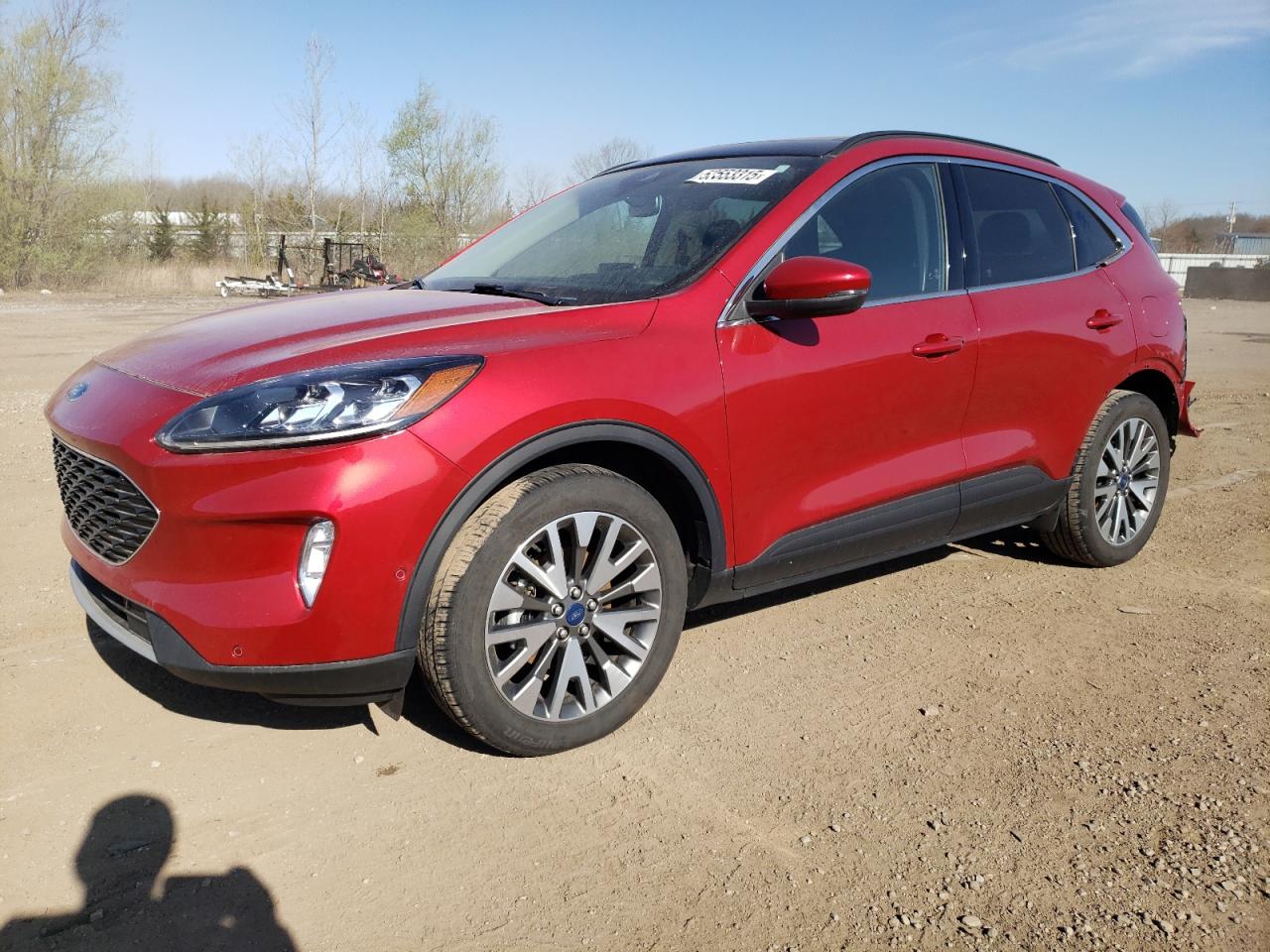 2020 Ford Escape Titanium na sprzedaż w Columbia Station, OH - Rear End