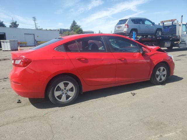  CHEVROLET CRUZE 2017 Czerwony
