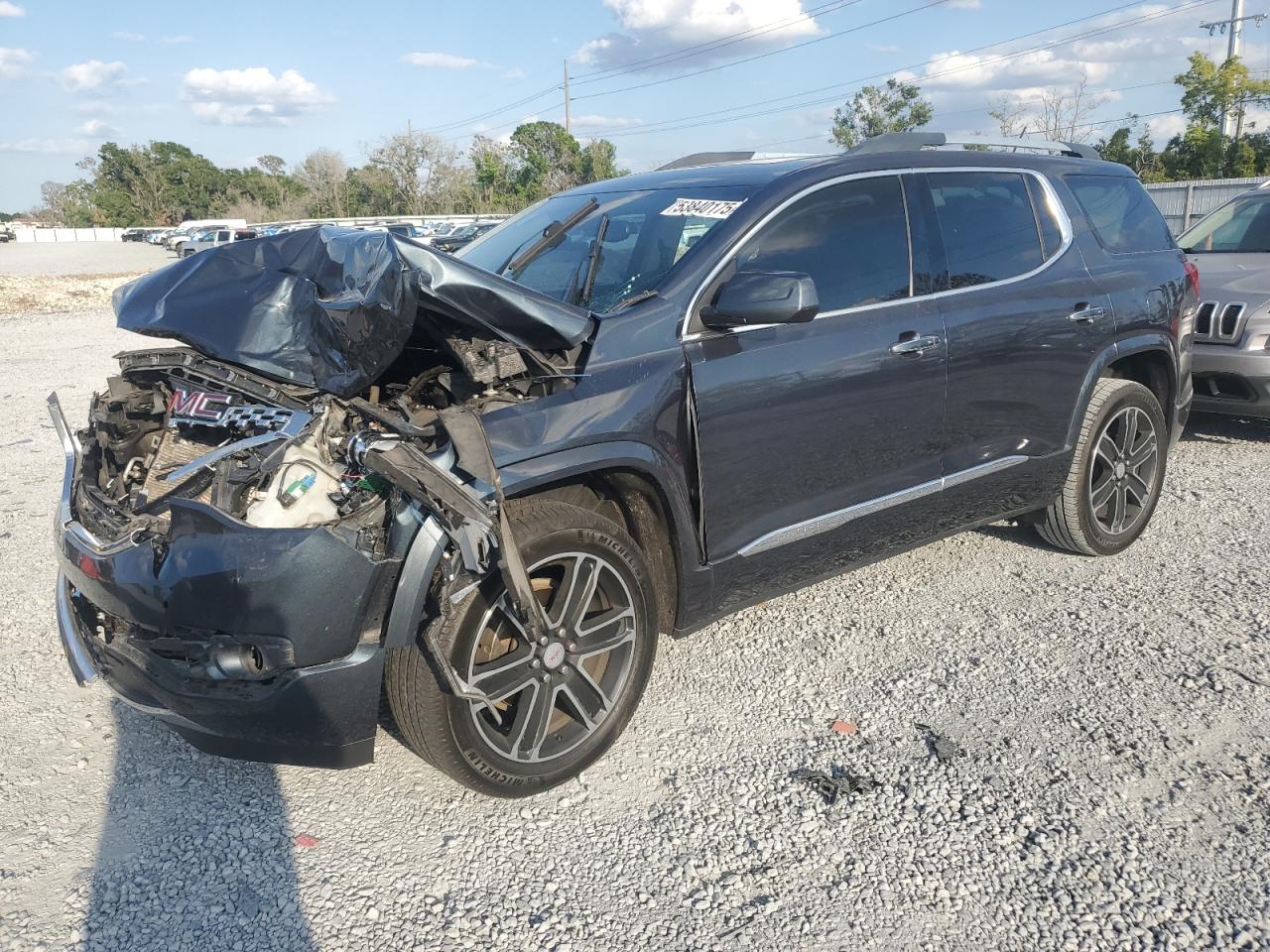 2019 Gmc Acadia Denali de vânzare în Riverview, FL - Front End
