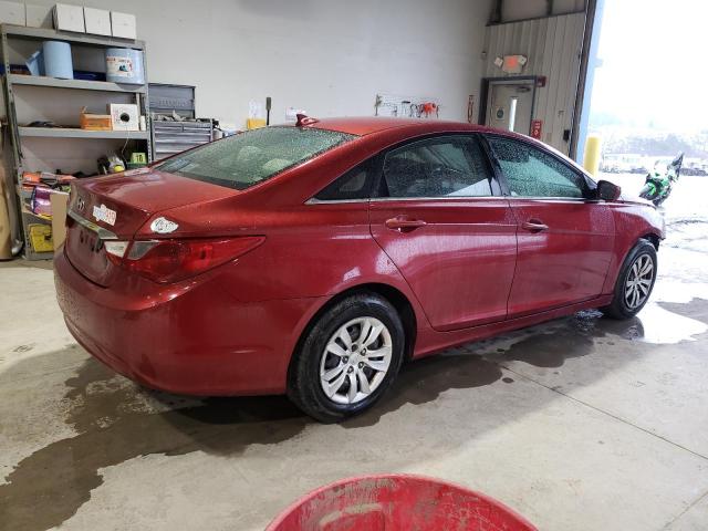  HYUNDAI SONATA 2012 Czerwony