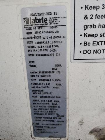 2024 LABRIE REFUSE TRUCK