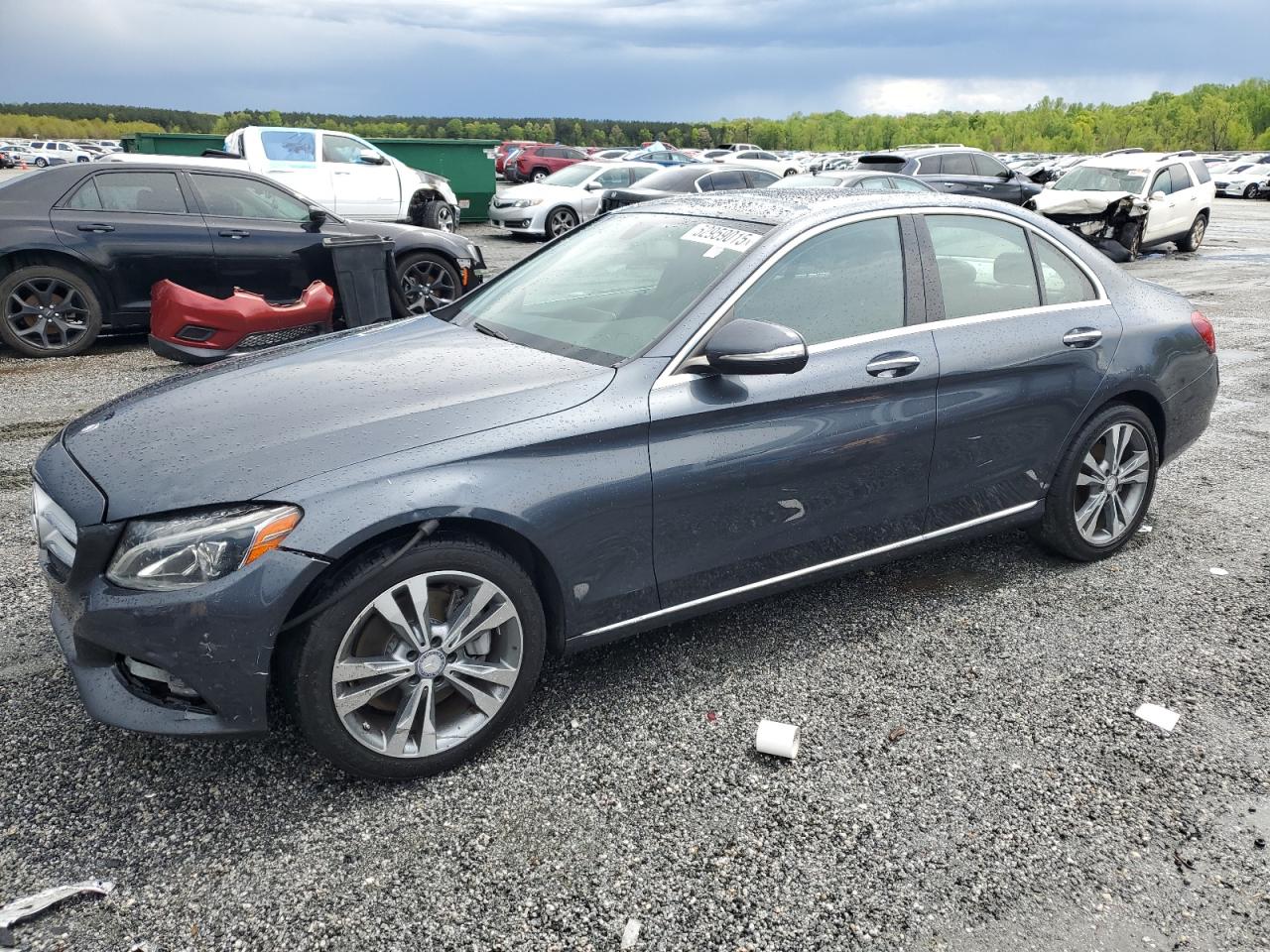 2015 Mercedes-Benz C 300 4Matic de vânzare în Spartanburg, SC - Front End
