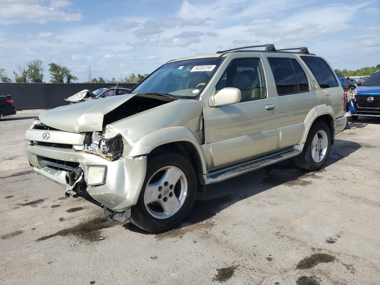 2001 INFINITI QX4 GOLD VIN: JNRDR09X51W201432