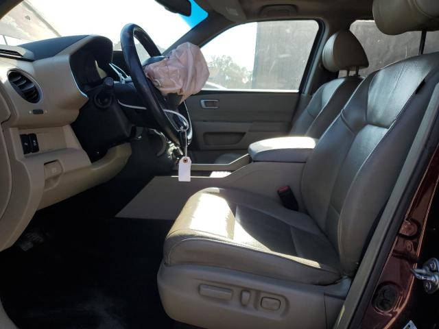  HONDA PILOT 2013 Burgundy