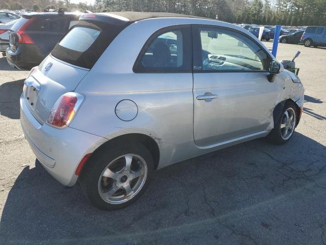 Кабриолеты FIAT 500 2012 Серебристый