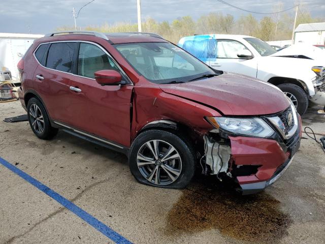  NISSAN ROGUE 2018 Czerwony