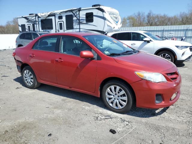 Sedans TOYOTA COROLLA 2012 Czerwony