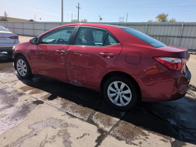  TOYOTA COROLLA 2015 Czerwony