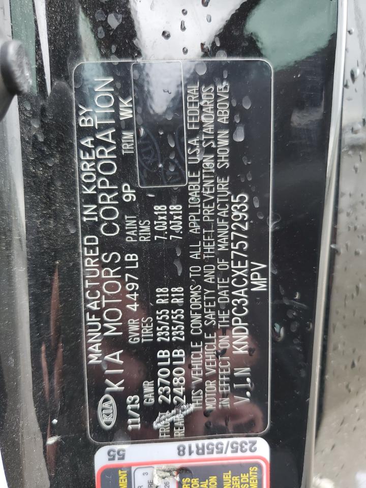 2014 Kia Sportage Ex VIN: KNDPC3ACXE7572935 Lot: 51685785