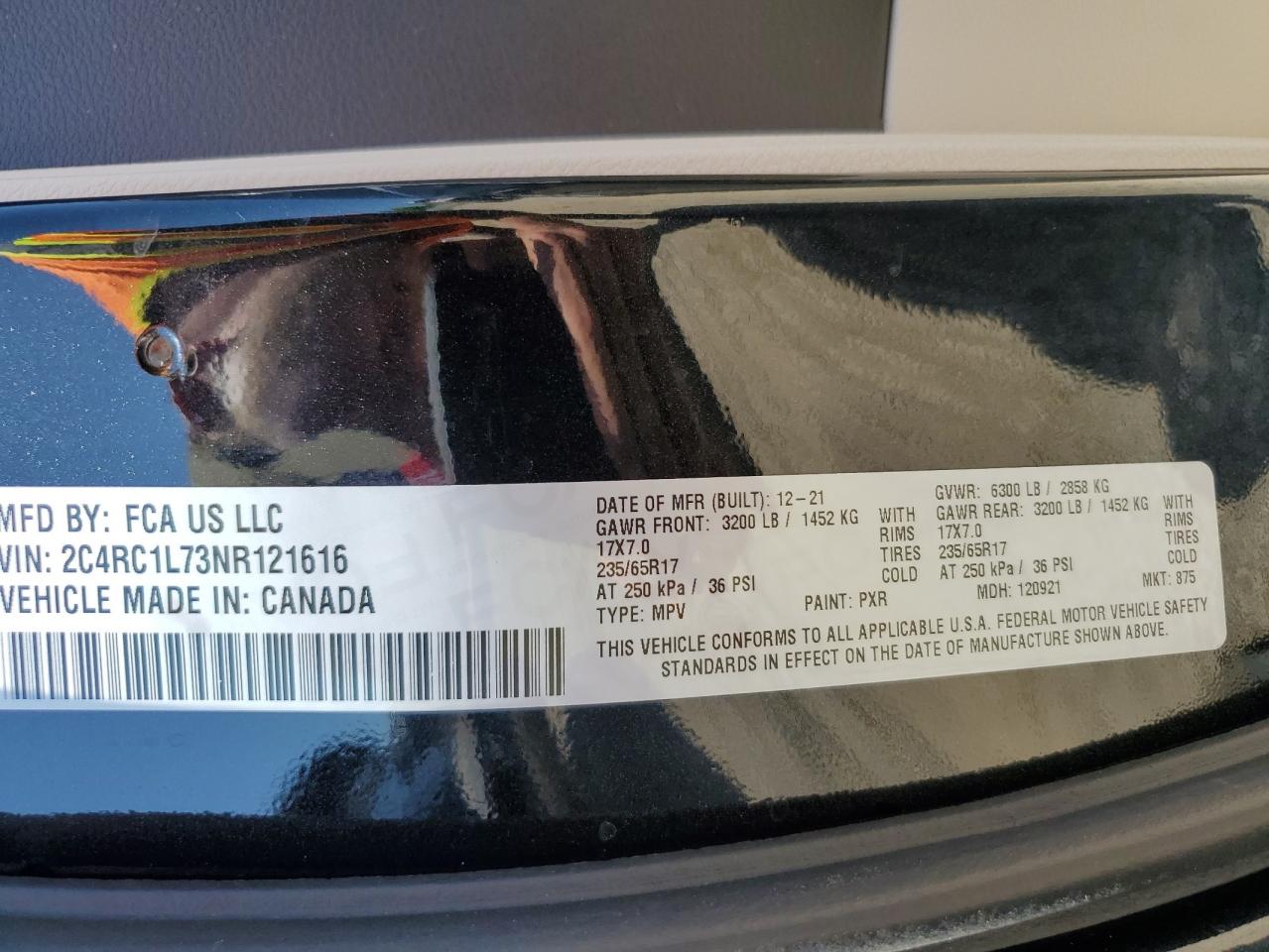 2022 Chrysler Pacifica Hybrid Touring L VIN: 2C4RC1L73NR121616 Lot: 51941905