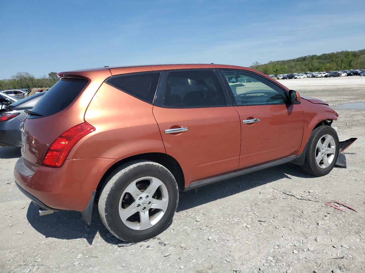 2005 Nissan Murano Sl orange null gas JN8AZ08T95W303666 photo #4