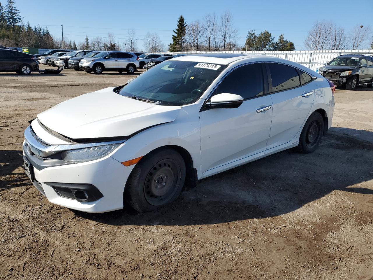 2016 Honda Civic Touring for Sale in Bowmanville, ON - Front End