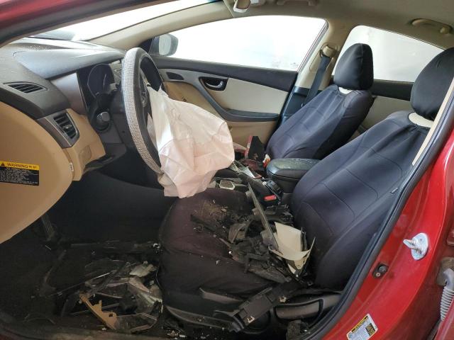 Sedans HYUNDAI ELANTRA 2013 Czerwony