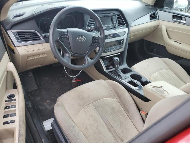  HYUNDAI SONATA 2016 Красный