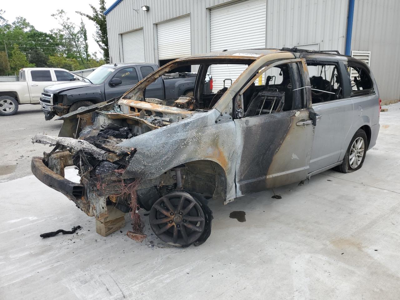 2019 Dodge Grand Caravan Sxt للبيع في Savannah، GA - Burn