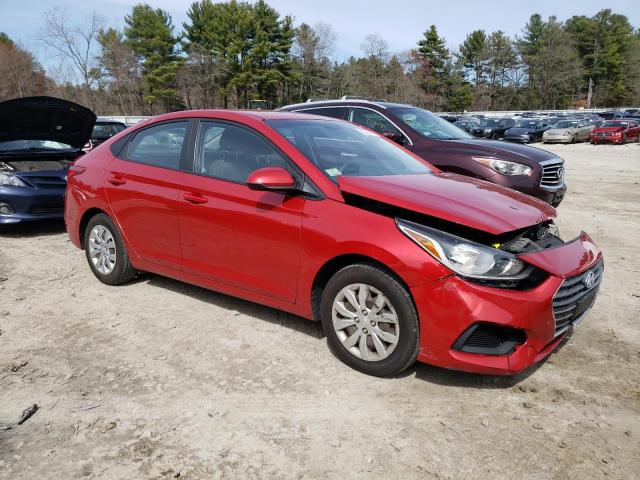  HYUNDAI ACCENT 2018 Czerwony