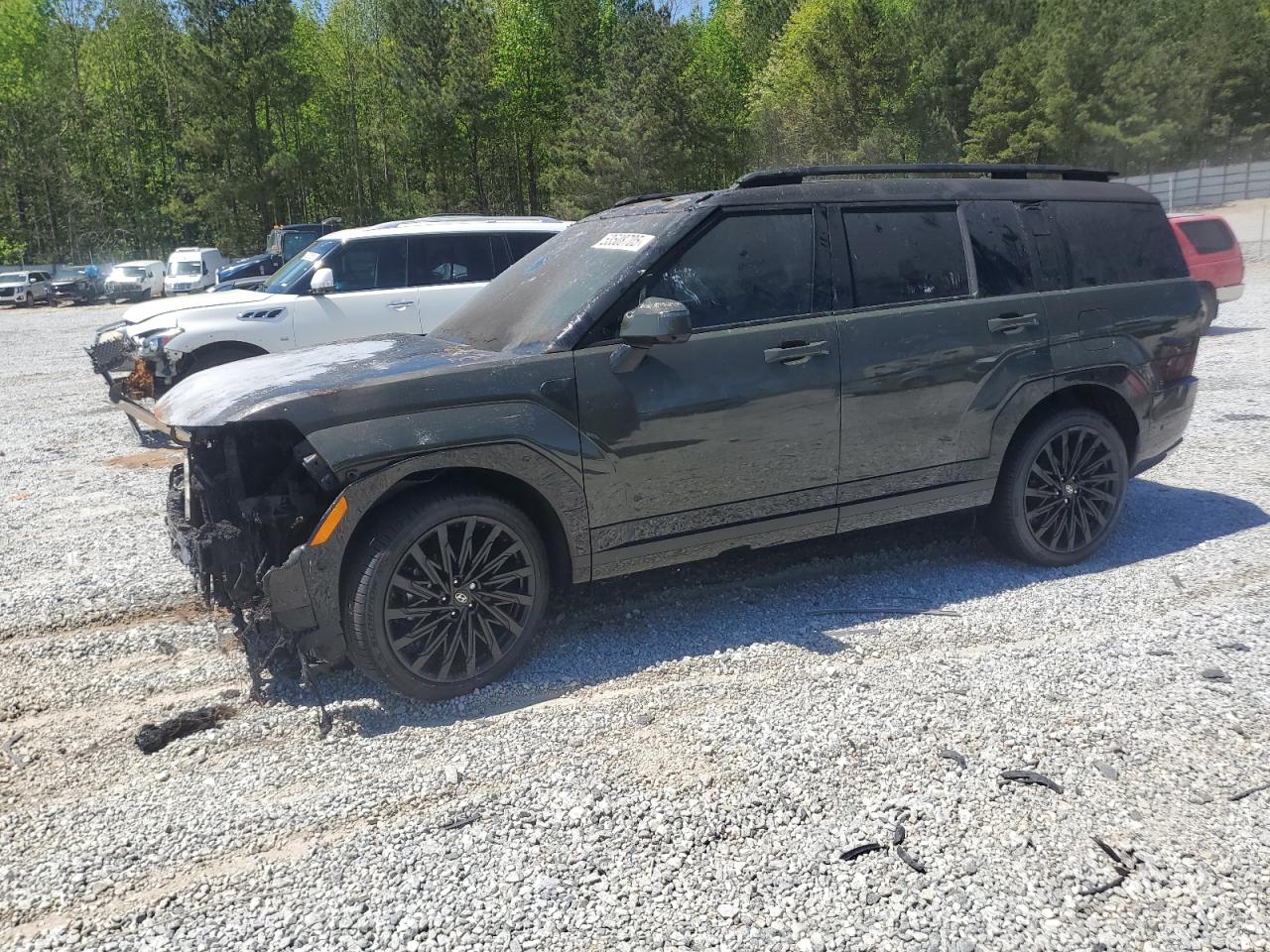 2025 Hyundai Santa Fe Calligraphy продається в Gainesville, GA - Burn - Engine