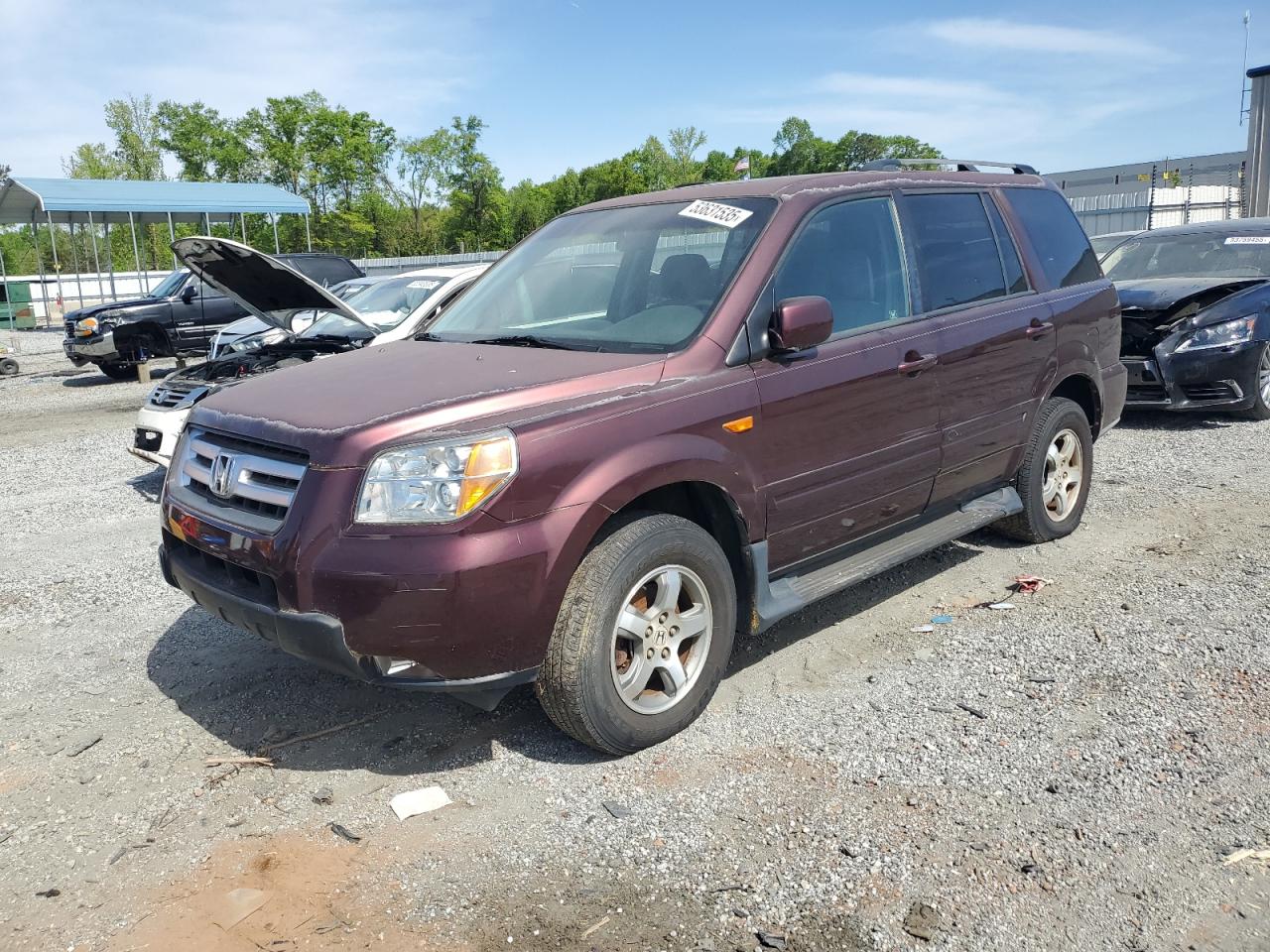 2008 Honda Pilot Se for Sale in Spartanburg, SC - Front End
