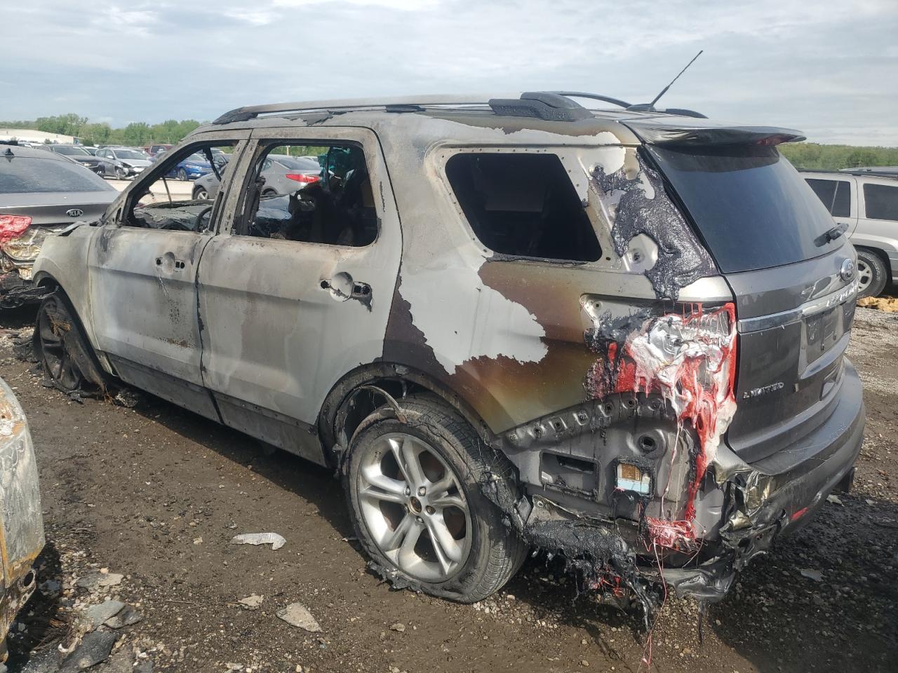 2012 Ford Explorer Limited grey null gas 1FMHK8F80CGB04326 photo #3