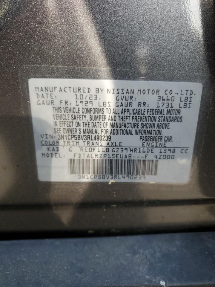 3N1CP5BV3RL490239 NISSAN KICKS 2024