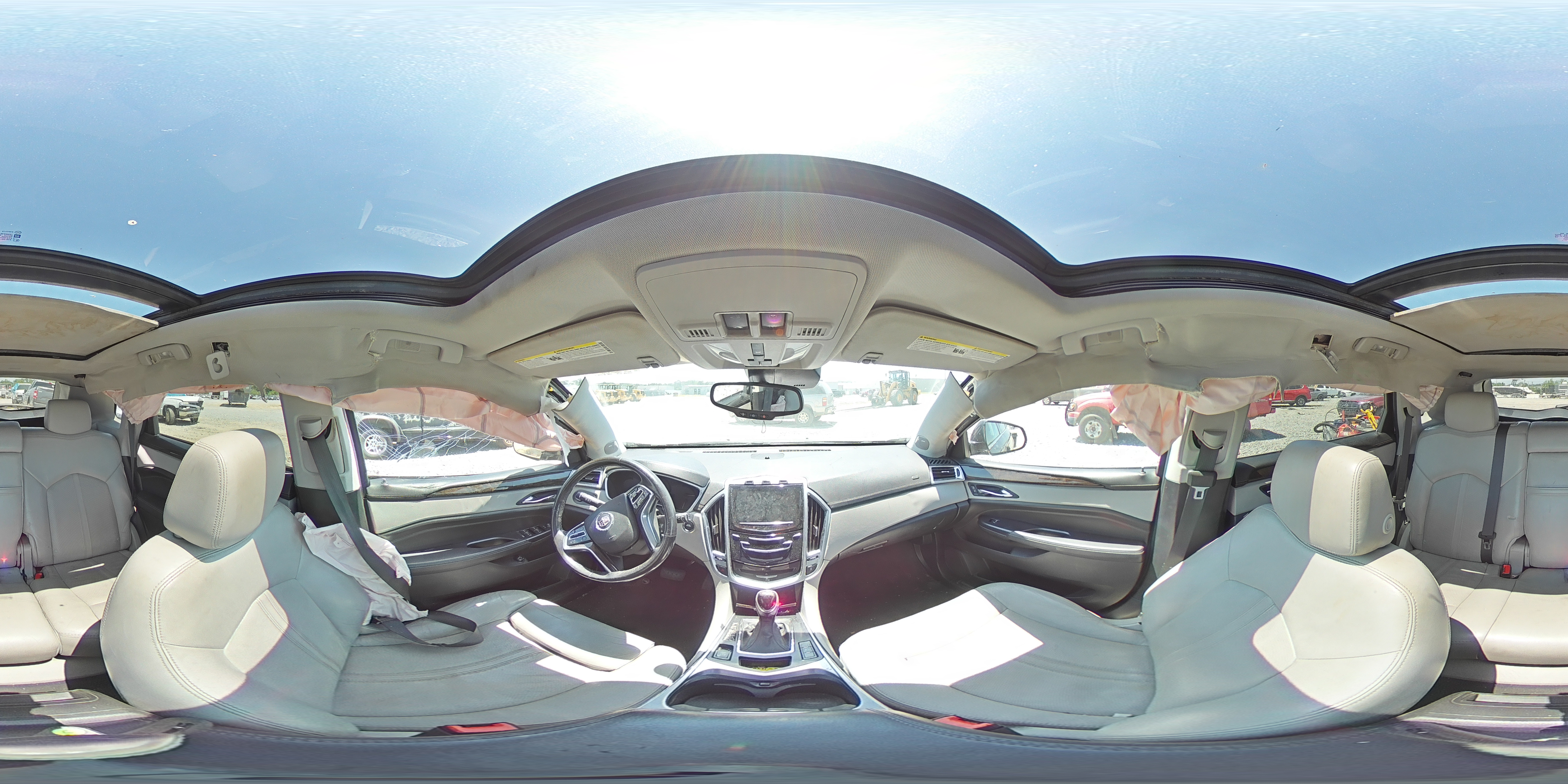 2014 Cadillac Srx Luxury Collection VIN: 3GYFNBE37ES602043 Lot: 53815655